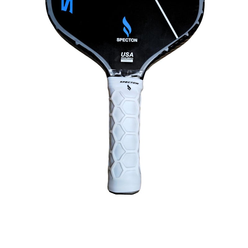 SPECTON Slilicon Pickleball Paddle Grip Wrap for Sweat Absorption & Anti-Slip, Universal Pickle Ball Sport Accessories, 27 x 132 mm, White - Image 3