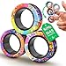 BunMo Easter Basket Stuffers Rainbow Magnetic Rings Improved N45 Magnets BPAFree Quiet Fidget Toy for Adults Teens for Office School Travel Easter Basket Stuffers for Teens - Image 2