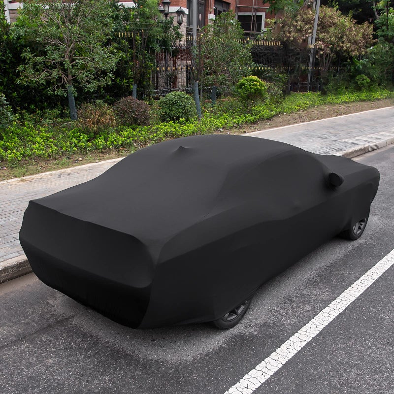 Xipoo Car Cover Compatible with 2008-2023 Dodge Challenger Car Cover Sedan Cover UV Protection Outdoor Full Car Cover Replacement for 2008-2023 Dodge Challenger Accessories (Fit Dodge Challenger) - Image 5
