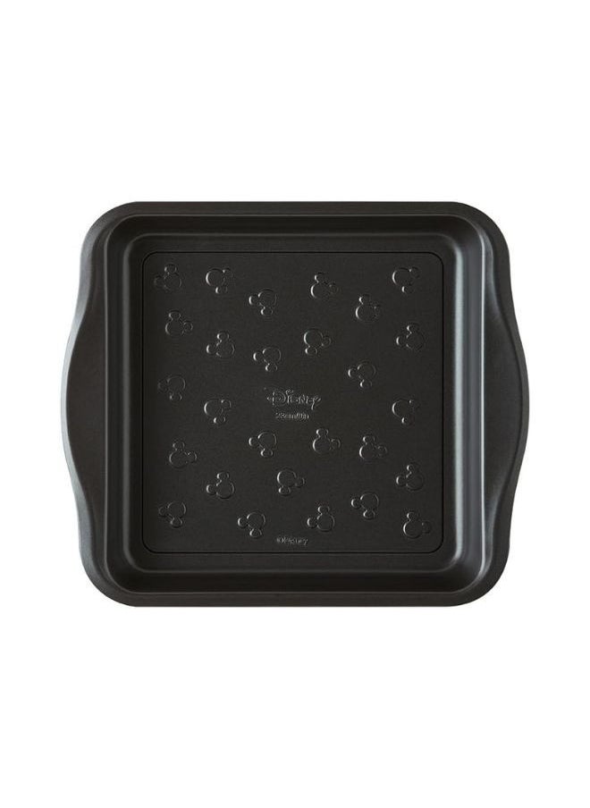 Prestige Prestige New Disney Bake with Mickey Mouse Square Cake Tins for Baking - Non Stick 9 Inch Cake Tin, Carbon Steel Bakeware, Red & Black  - Image 3