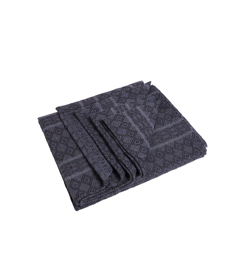 Manduka Yoga Cotton Blanket - Yoga Prop and Accessory, Roll, Fold, Stack to Support, Made of Cotton, 68 inch (172cm), Thunder Grey - Image 4