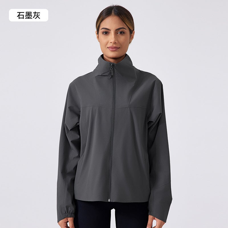 Autumn Winter Windproof Softshell Jacket Womens Sportswear DAW010 Graphite gray (new)