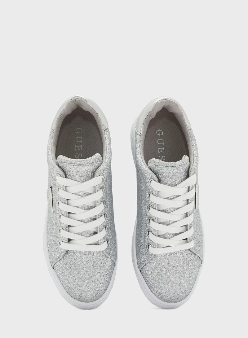 GUESS Glitter Low Heel Sneakers