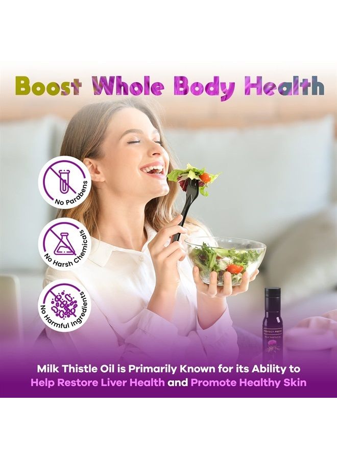 activation Products - Perfect Press Milk Thistle Oil, Milk Thistle Extract for Natural Detox and Blood Circulation, Pure Milk Thistle Liquid for Heart Health, Milk Thistle Supplement, Non GMO, 100 ml - Image 4