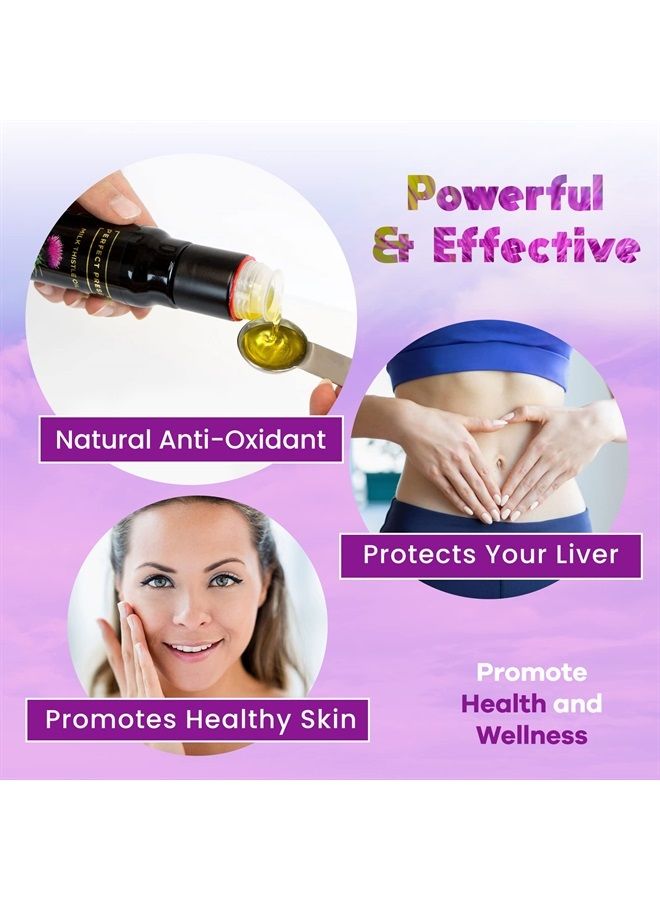 activation Products - Perfect Press Milk Thistle Oil, Milk Thistle Extract for Natural Detox and Blood Circulation, Pure Milk Thistle Liquid for Heart Health, Milk Thistle Supplement, Non GMO, 100 ml - Image 3