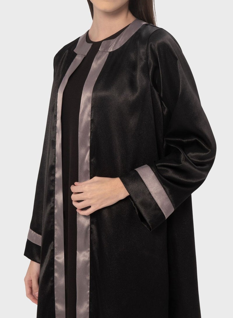 ديميور عباية مخططة - Image 4