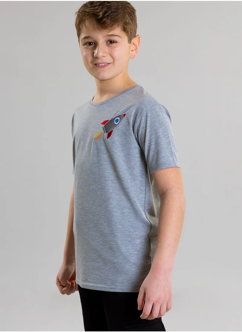 Pear Concept Kids Embroidered T-Shirt