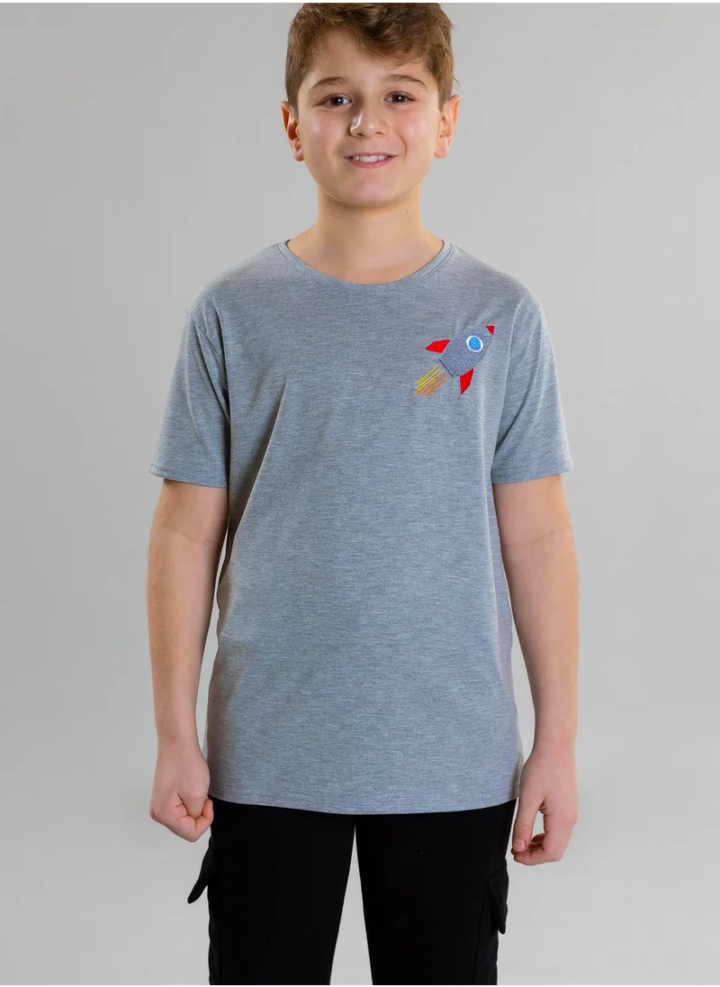 Pear Concept Kids Embroidered T-Shirt