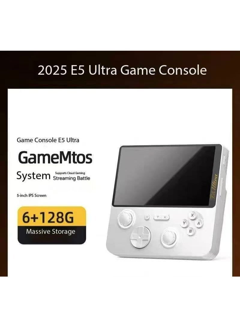 E5 Ultra Retro Game Console 5 inch IPS Display 128Gb CPU for DIY Fan Linear Motor HD Touch Screen Projection WIFI 6 - Image 1