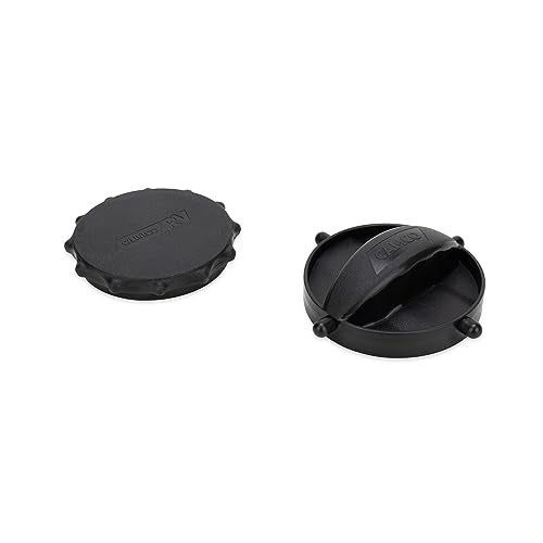 Camco Rhino Flex Cap Bayonet and Elbow Cap - Seals Both Ends of Your Sewer Hose to Form a Odor Tight Connection While Storing (2 Pack) (39753) - Image 1