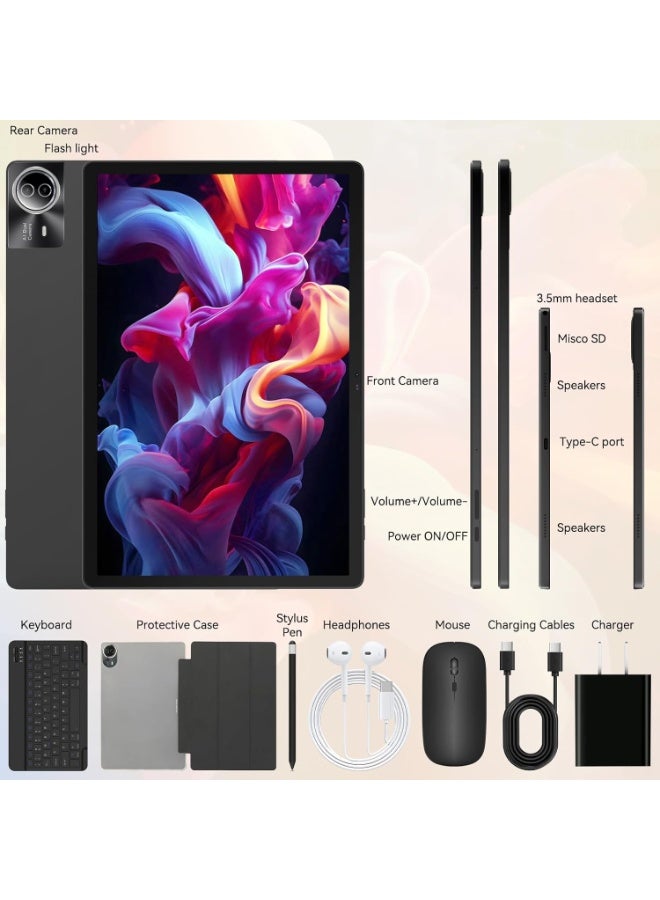 REBENUO 14.1-inch tablet, 16GB + 512GB storage, 1200*1920 FHD screen, Wi-Fi, Android15 operating system, P200 tablet computer - Image 2