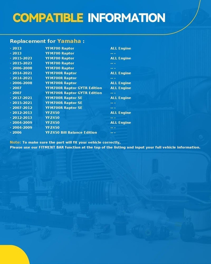 PHILTOP Front Upper Control Arms for R-aptor 700 YFM700R 2006-2014, LSOT00918C Suspension Kit - Image 3