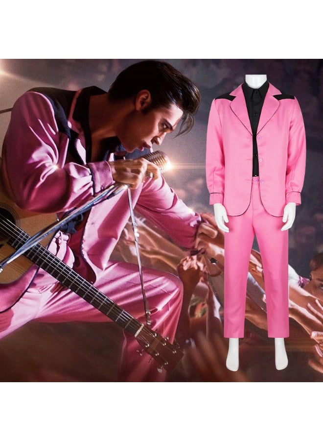 Elvis Presley Costume, Same Style As The Original, Men's Halloween Costume For Role-playing - Image 1