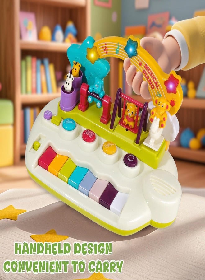 nicknack Baby Piano Toys for 1+ Years Old Birthday Gifts Animal Light Up Musical Toy Music Toy Instruments Piano Keyboard Toy for Toddlers Infant Learning Educational Interactive Toys 3+ Months - Image 5