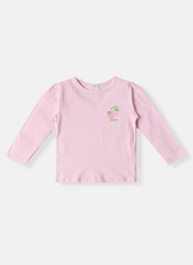 نوتيناتي Nautinati Girls Cotton Printed Pack of 2 Top