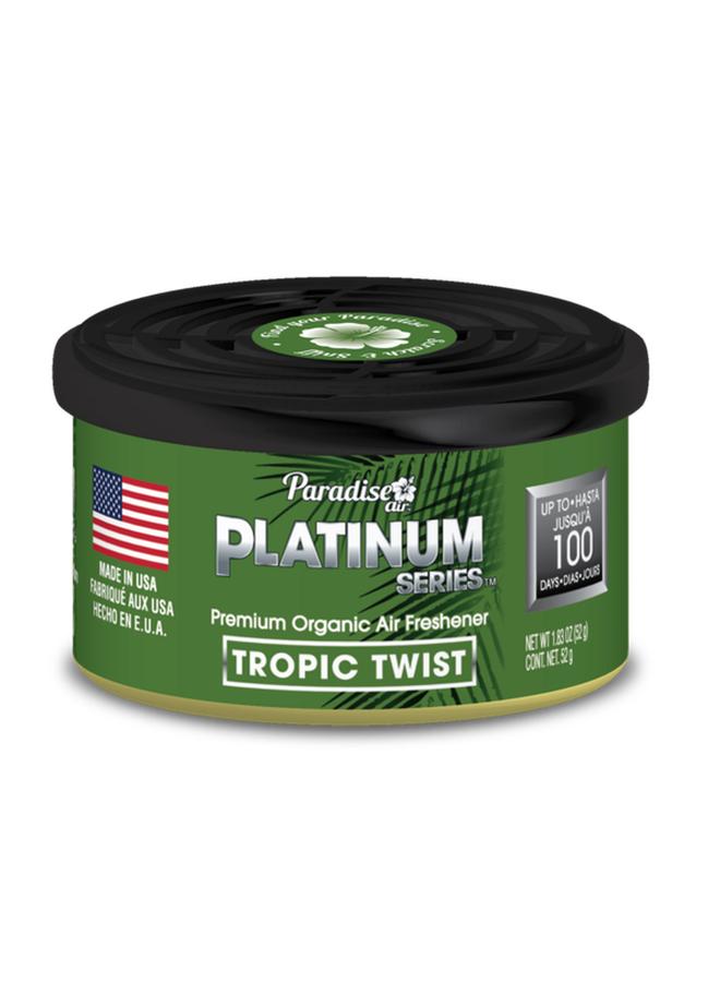 Paradise Tropic Twist Scented Organic Air Freshener Can for Home and Office 52g