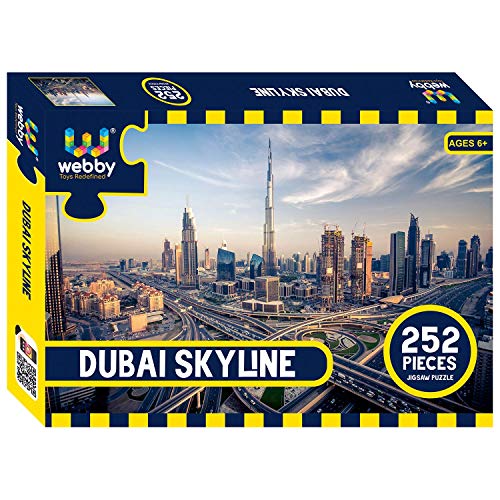 Webby Dubai Skyline Jigsaw Puzzle, 252 Pieces - Kid - Image 1