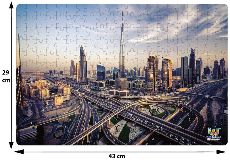 Webby Dubai Skyline Jigsaw Puzzle, 252 Pieces - Kid - Image 2