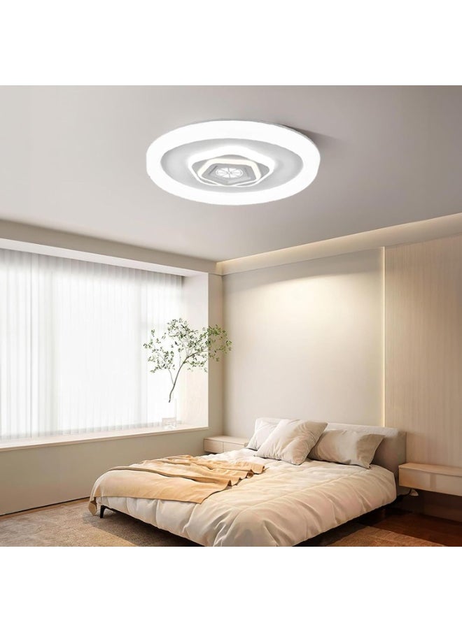 Vmax - V.MAX 475 x 55mm Flush Mount LED Ceiling Light - SMD 72W | 6700Lm 3 Color Temperature Adjusting Dustproof Ceiling Lamp | Modern Ceiling Light Fixture (Round) - Image 1