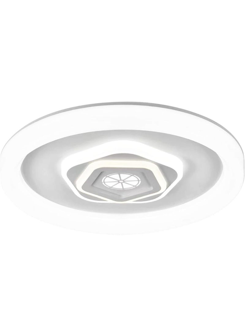 Vmax - V.MAX 475 x 55mm Flush Mount LED Ceiling Light - SMD 72W | 6700Lm 3 Color Temperature Adjusting Dustproof Ceiling Lamp | Modern Ceiling Light Fixture (Round) - Image 1