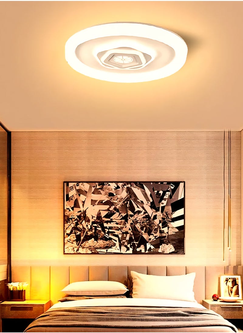Vmax V.MAX 475 x 55mm Flush Mount LED Ceiling Light - SMD 72W | 6700Lm 3 Color Temperature Adjusting Dustproof Ceiling Lamp | Modern Ceiling Light Fixture (Round)  - Image 1