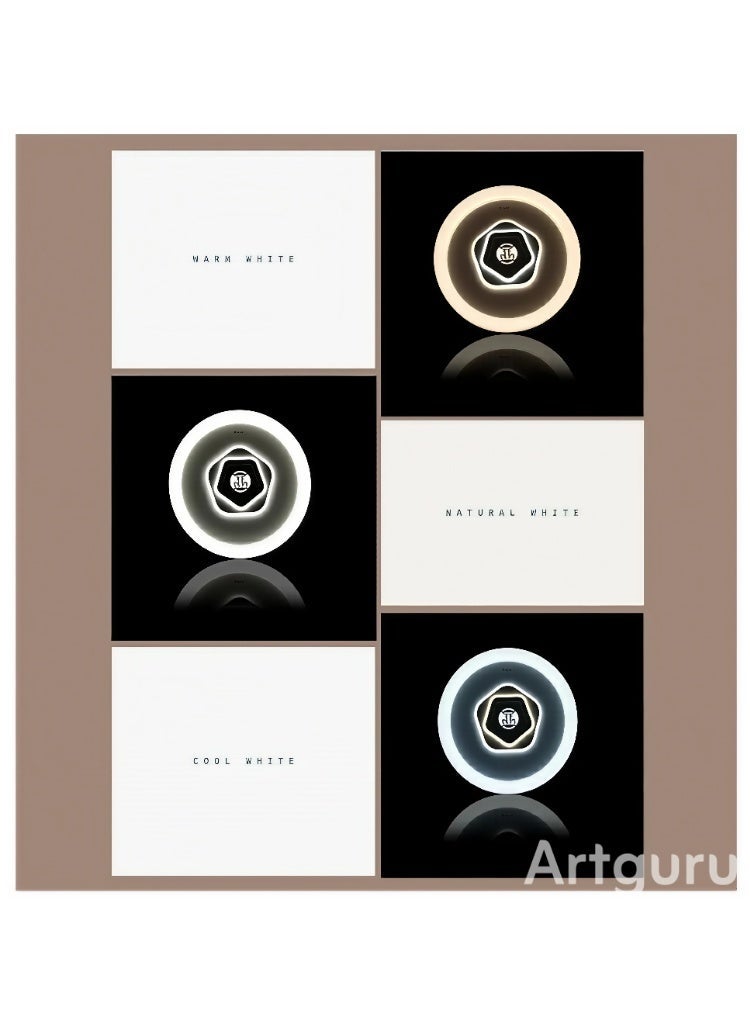 Vmax V.MAX 475 x 55mm Flush Mount LED Ceiling Light - SMD 72W | 6700Lm 3 Color Temperature Adjusting Dustproof Ceiling Lamp | Modern Ceiling Light Fixture (Round) - Image 5