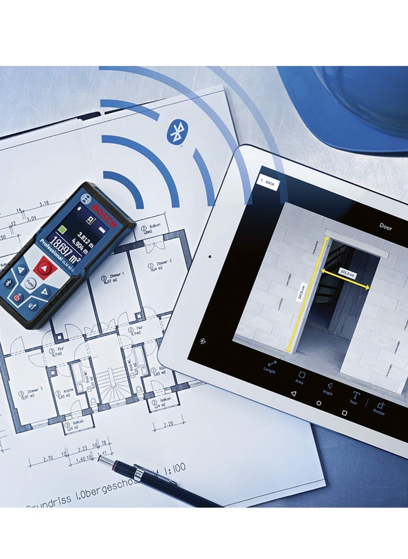 BOSCH - BOSCH - Glm 50c, multi-use laser, memory function saves the last 30 measurements, up to 50 m, power supply 2 x 1.5 V LR03 (AAA) - Image 1