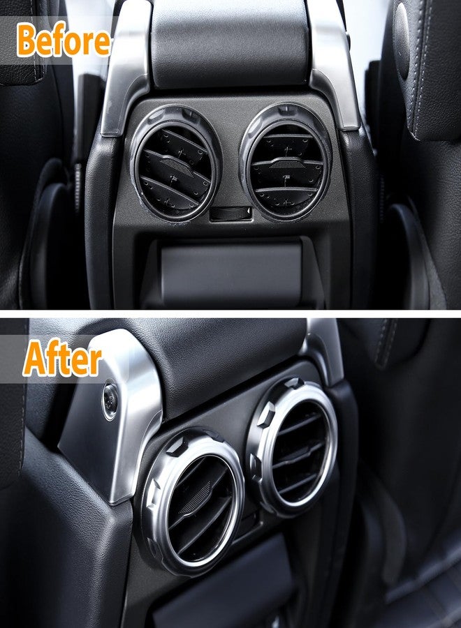 LLKUANG Rear Armrest Air Vent Outlet Cover Ring for Land Rover Discovery 3 Discovery 4 LR3 LR4, Range Rover Sport 2005-2013 - Image 3