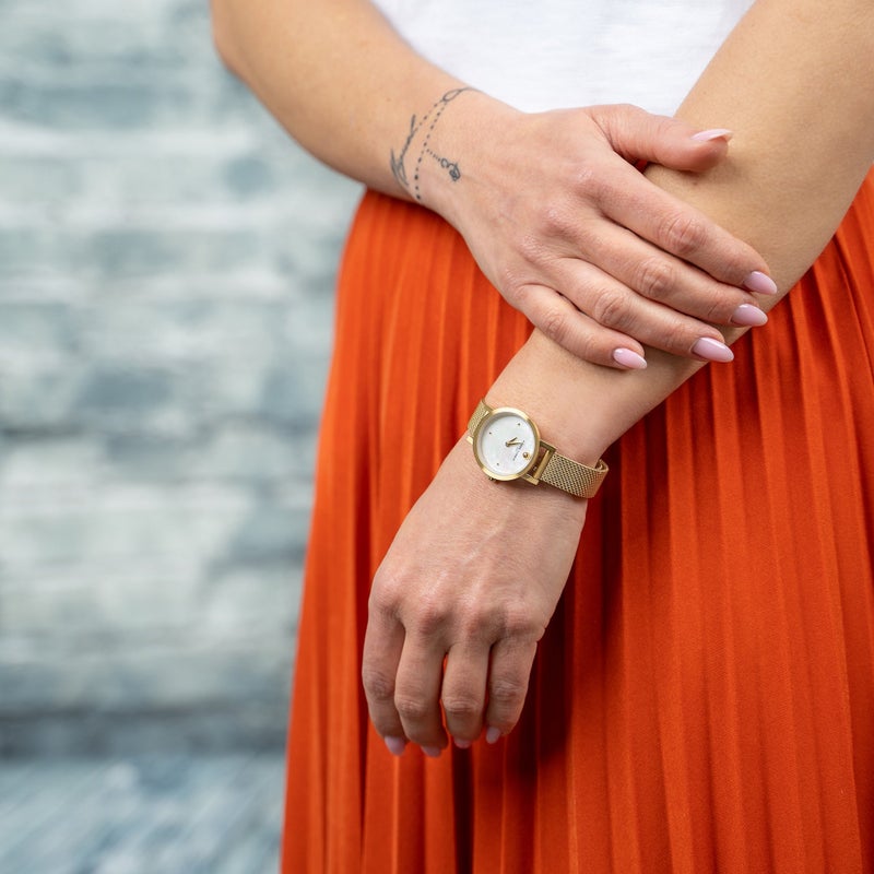 PIERRE CARDIN Women's Watch with Gold Stainless Steel Case and Gold Stainless Steel Band - Image 4