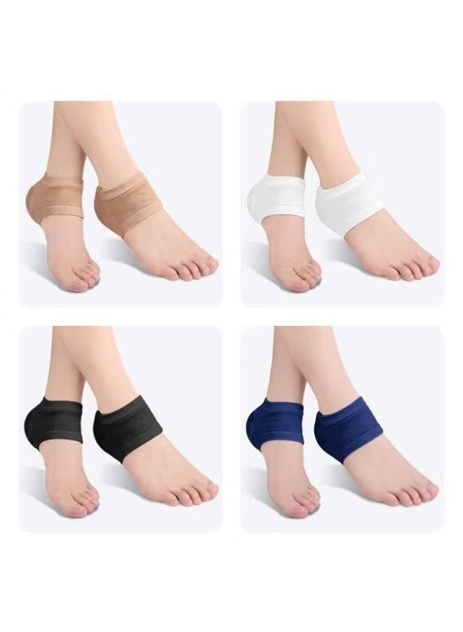 Generic 4 Pairs Plantar Fasciitis Inserts Pads Heel Protection Pad Insoles Plantar Fasciitis Support for Men and Women Relief Heel Pain and Pressure - Image 2