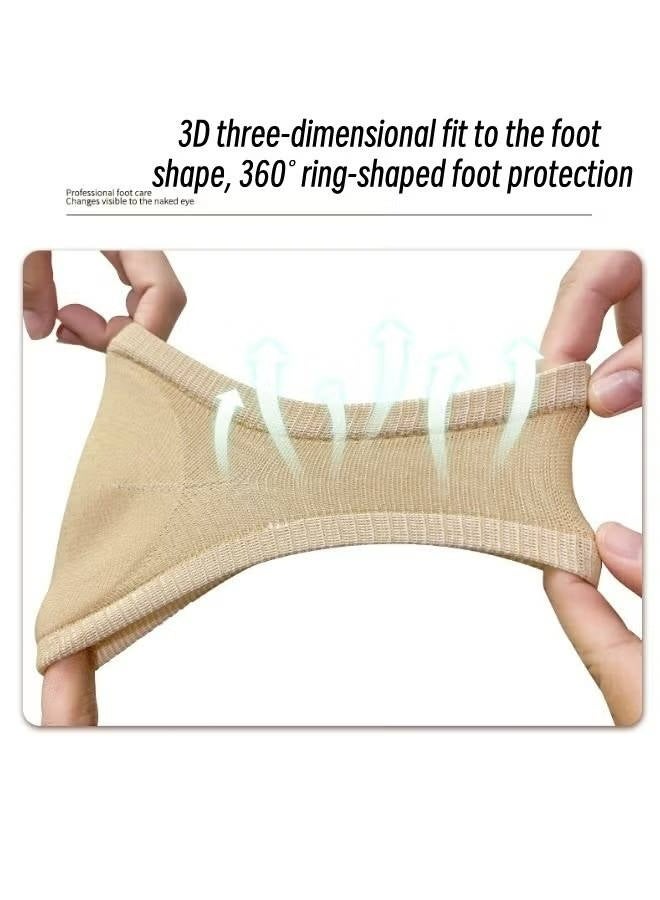 Generic 4 Pairs Plantar Fasciitis Inserts Pads Heel Protection Pad Insoles Plantar Fasciitis Support for Men and Women Relief Heel Pain and Pressure - Image 3