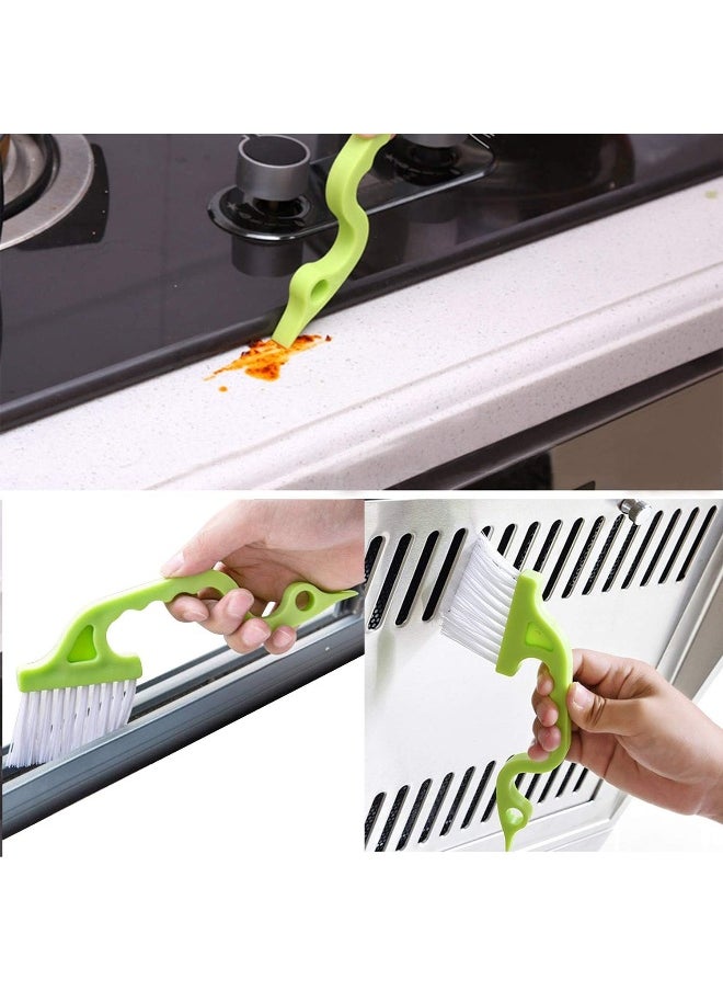 LeeLoon LeeLoon Hand-held Dustpans Grout Brush Groove Gap Cleaning Tools set  - Image 4