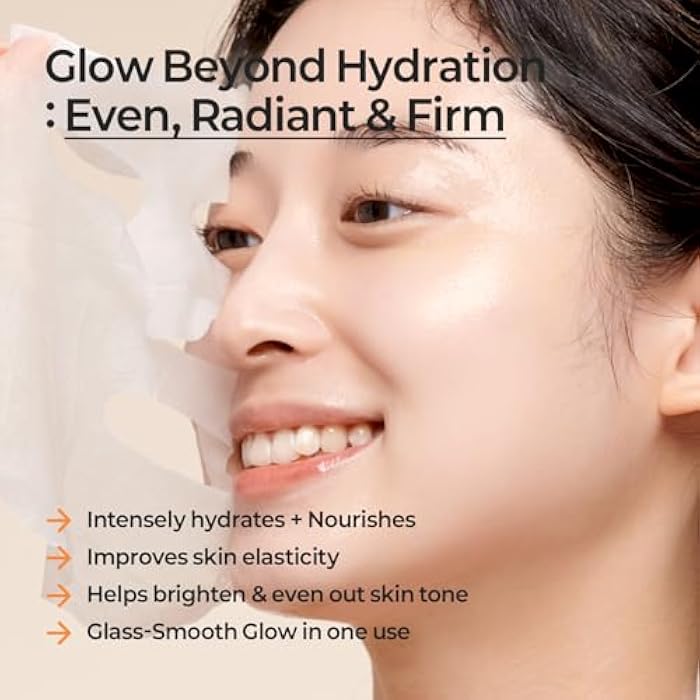 MOTHER MADE Glowing Glass Skin Hydrating Snail Deep Collagen Face Masks 10 EA, with Niacinamide 2%, Vitamin E, Facial Masks for Dry, Sensitive Skin, Kbeauty Essentials, Self Care, Korean Skincare - Image 5