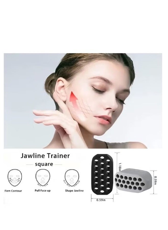 Generic 4-Piece Jaw Exerciser Workout, Face Exerciser, Jawline Strengthener Strengthen Neck, Double Chin Reducer  - Image 2