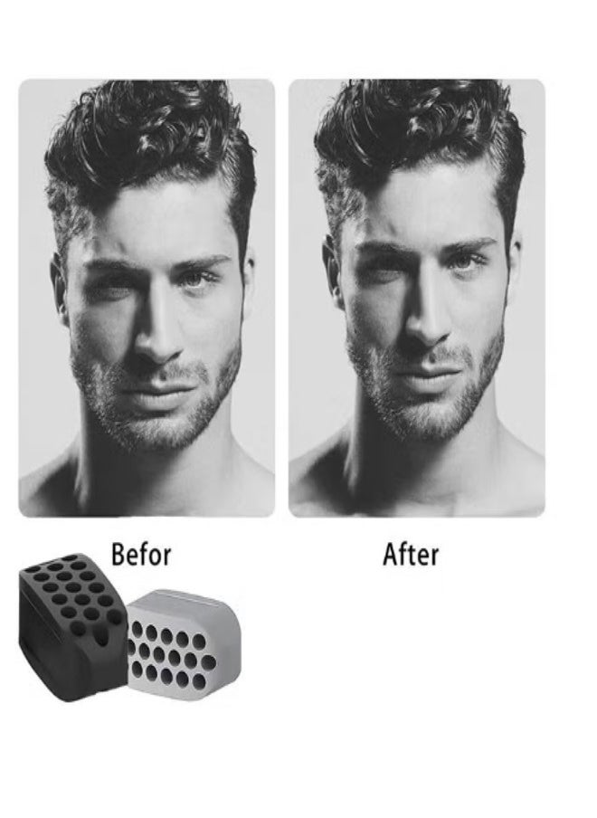 Generic 4-Piece Jaw Exerciser Workout, Face Exerciser, Jawline Strengthener Strengthen Neck, Double Chin Reducer  - Image 3