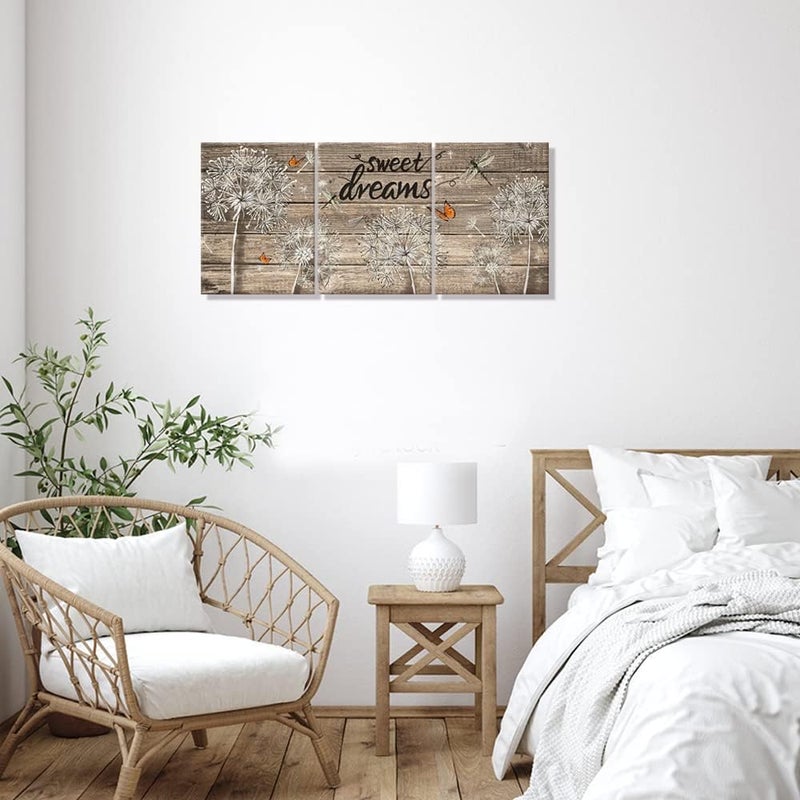 Kalormore 3-Piece Canvas Wall Art - Sweet Dreams - Image 2
