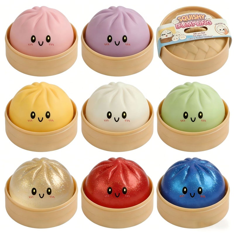 Smiley Bun Squishy Toy - Stress Relief Slow Rebound - Image 1