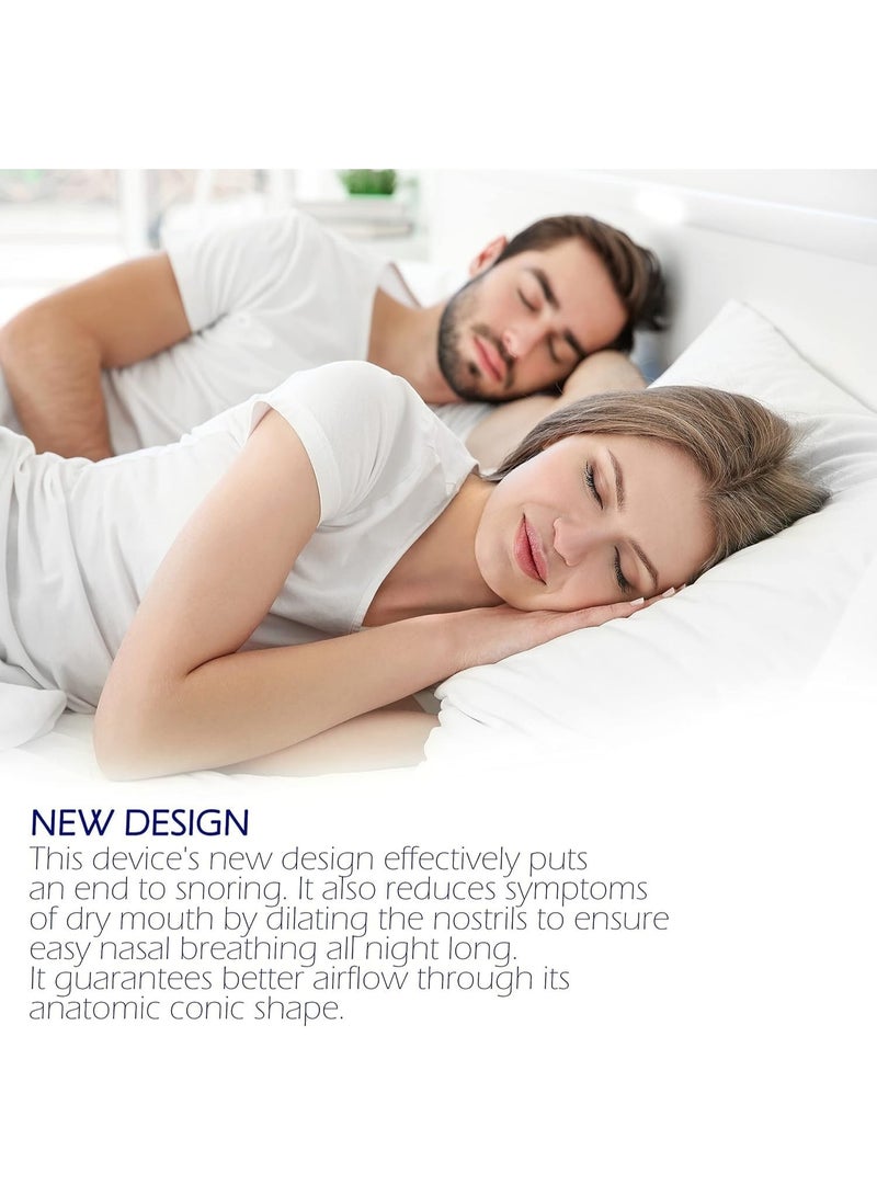 جهاز مساعد للنوم مضاد للشخير - وقاية طبيعية وفعالة من الشخير، ومساعد للتنفس الأنفي لتحسين جودة النوم - Image 3