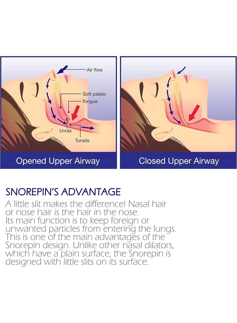 جهاز مساعد للنوم مضاد للشخير - وقاية طبيعية وفعالة من الشخير، ومساعد للتنفس الأنفي لتحسين جودة النوم - Image 4