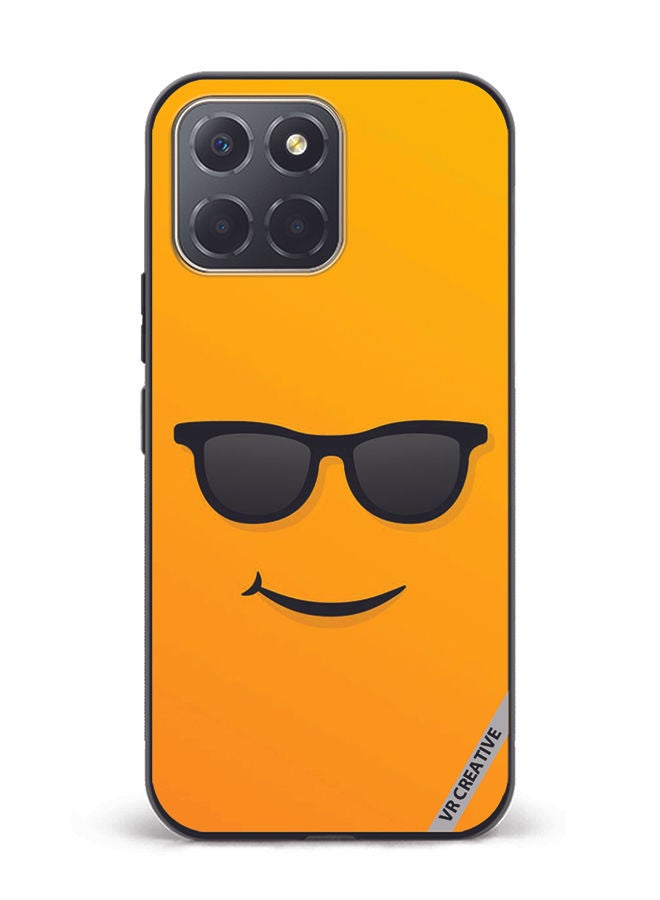 VR CREATIVE Protective Case Cover For Honor X6 Sunglass Emoji Design Multicolour - Image 1