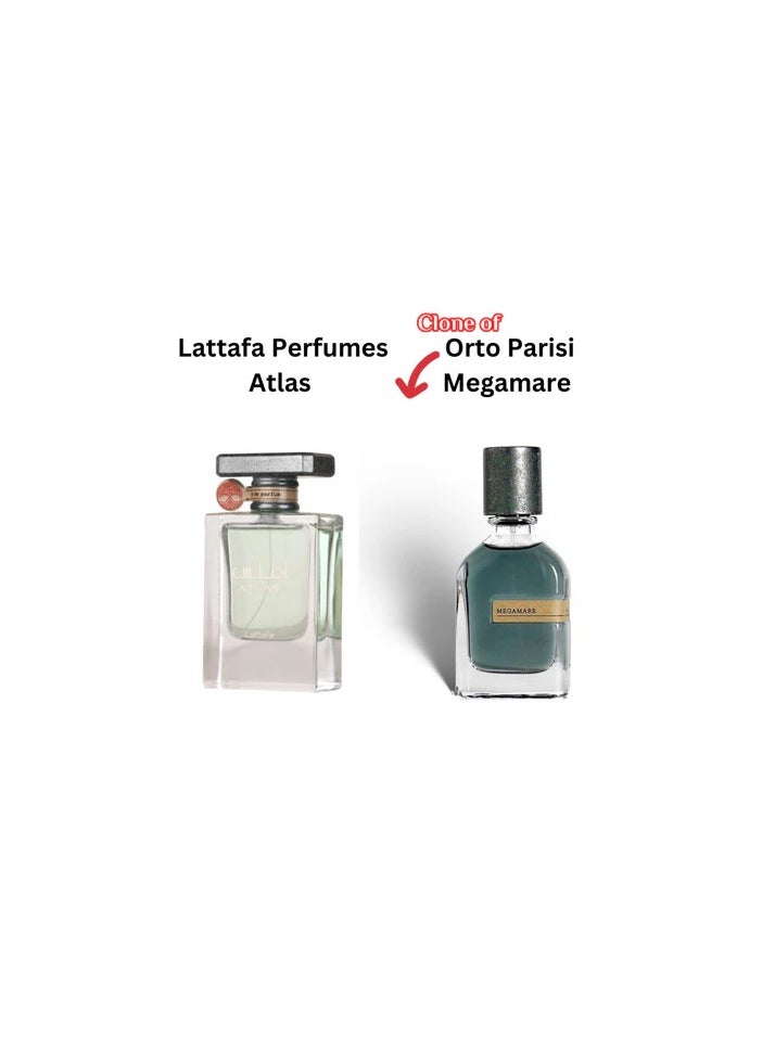 Lattafa Atlas Eau De Parfum,Alternative to Parisi Megamare, Sophisticated, Mesmerising Fragrance,Long Lasting,Captivating,Most Admired Perfume,Unisex,55ml  - Image 4