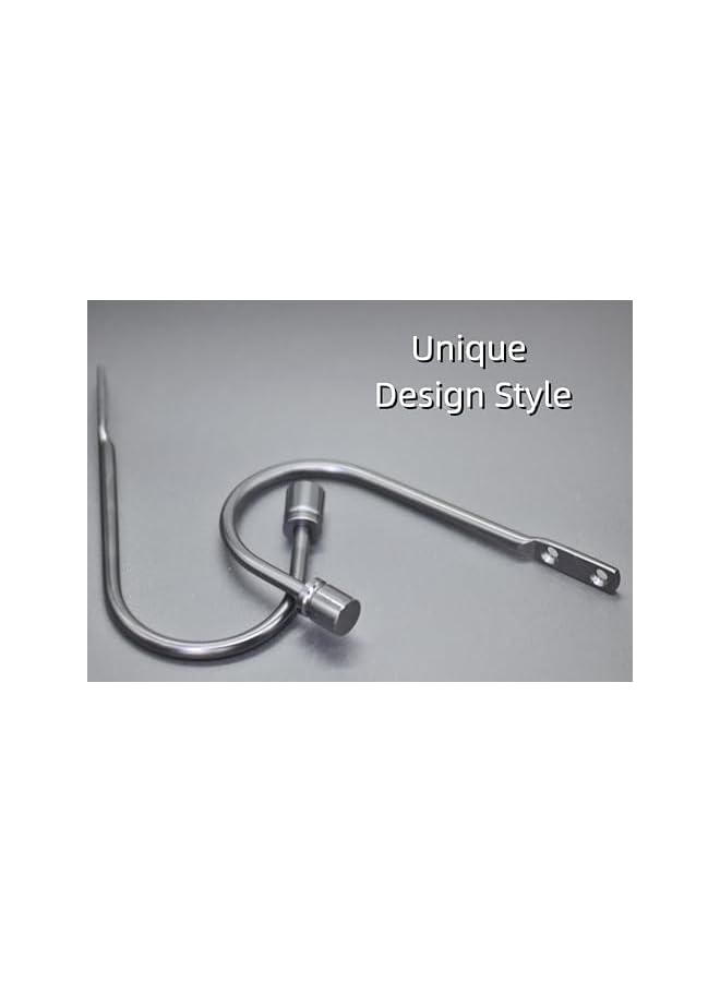 The Bros Metal Curtain Holdbacks – Multipurpose Mounted Hooks for Home Decor – Unique, Decorative Curtain Tiebacks and Drapery Hooks for an Elegant Home (black) - Image 3