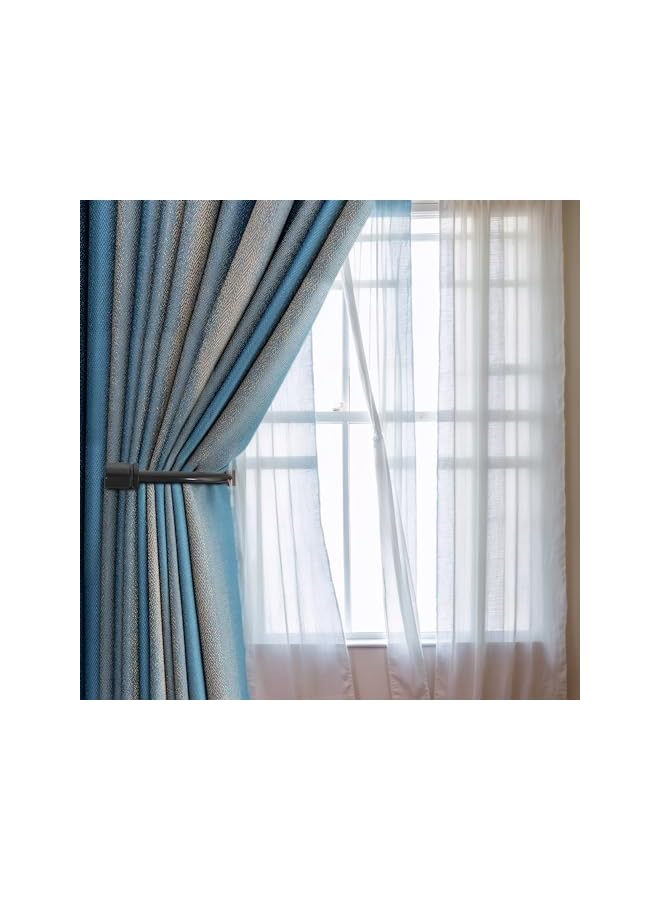 The Bros Metal Curtain Holdbacks – Multipurpose Mounted Hooks for Home Decor – Unique, Decorative Curtain Tiebacks and Drapery Hooks for an Elegant Home (black) - Image 5