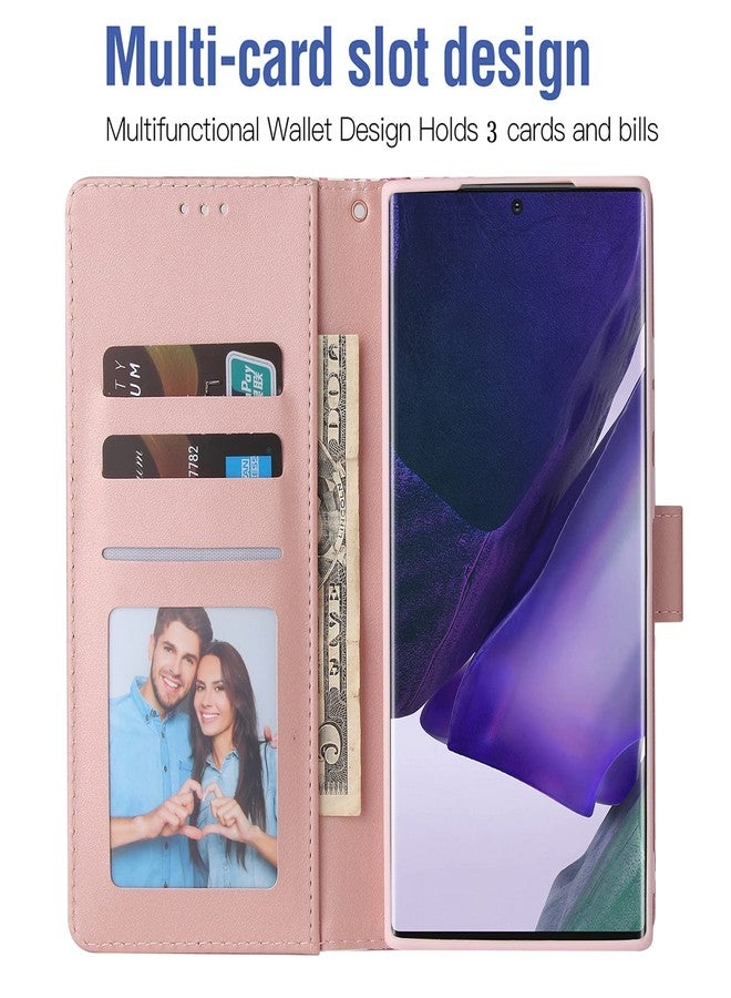 أسو ويش جراب Asuwish متوافق مع سامسونج جالاكسي نوت 20 ألترا وجالاكسي نوت 20 بلس 5G، جراب محفظة مع واقي شاشة من الزجاج المقوى وحامل، جرابات هواتف لجالاكسي نوت 20 ألترا ونوت 20 بلس، لون غير بنفسجي - Image 3