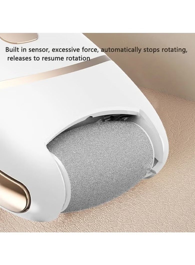 Electric rechargeable foot scrubber with coarse head to remove thick dead skin on the heels - Image 3