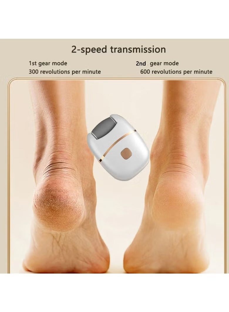 Electric rechargeable foot scrubber with coarse head to remove thick dead skin on the heels - Image 5