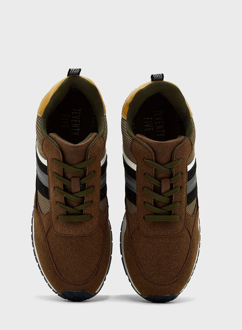 Seventy Five Webbing Detail Casual Sneakers