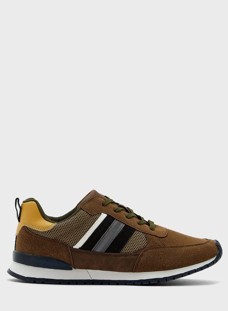 Seventy Five Webbing Detail Casual Sneakers