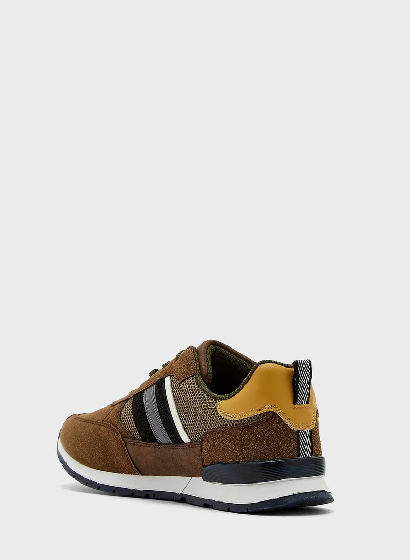 Seventy Five Webbing Detail Casual Sneakers