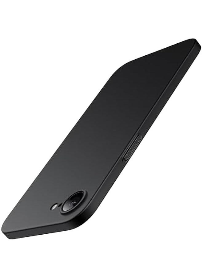 Generic Ultra Slim Case for iPhone 16e 6.1-Inch 2025, Camera Lens Full Protection, Lightweight Matte Finish PP Hard Minimalist Cover (Black)  - Image 1